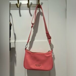 THE LITTLE BETTER SAM NYLON SMALL CROSSBODY Kate Spade bag, Carolina Coral.